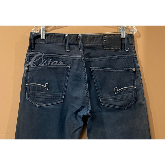 G-STAR RAW Jeans Coder Pant Dual Embro Black Straight Jeans Men Size 32x32 - Picture 6 of 12